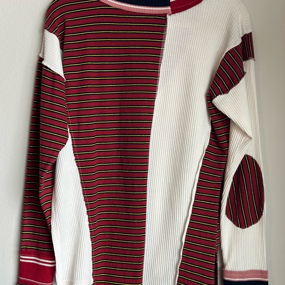 BDG Urban Outfitters Frazer Spliced Slouchy Sweater Tunic Top - Picture 7 of 11